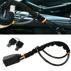 Sistema de Bloqueio Reforçado Anti-Roubo Maior Resistência Volante Cinto Segurança