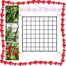 60x60 cm OU 80x80 cm, Rede de treliça para barraca de cultivo, rede flexível para barraca de cultivo pequenos quadrados