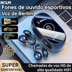 SPRISE M47 Fone De Ouvido Clip De Orelha Bluetooth Mini Display LED Inteligente Cancelamento De Ruído-NOLM