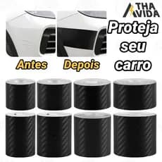 Adesivo 3D Fibra de Carbono Preto Carro Moto Anti-Riscos Protetor Soleira Porta Espelho Coluna MECÂNICO DE AUTOMÓVEIS