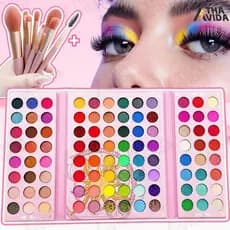 Paleta De Sombra De Olho Em 96 Cores Perolada / Fosca / Com Glitter / Longa Duração expirado até pelo menos 2029-ATHA