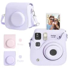 Capa Protetora Portátil Para Câmera de Bolsa Fujifilm Instax Mini 12 Com Alça De Bolso