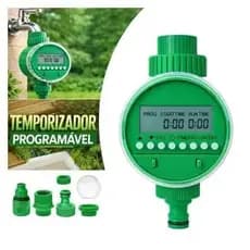 Temporizador de Irrigação de Jardim Programável Automático Controlador Válvula