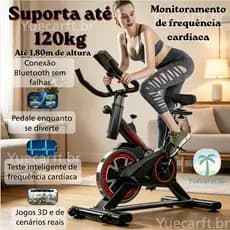 🔥Bicicleta Bike Ergometrica Spinning Academia Fitness Profissional 120kg🔥
