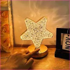 Luminária Led Lua Cheia  Quente Abajur Decoração Sala Cabeceira Da Cama Luz