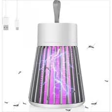 Luminária Mosquiteiro Recarregável Led Sem Radiação Lâmpada Elétrica Mata-Mosquitos Com Luz UV Usb
