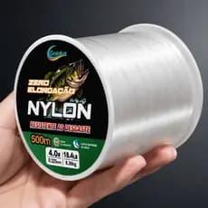 Fio De  Nylon Linha de Pesca Monofilamento Rolo 500 Metros 1000 Metros 9-35LB Pesca Líder Isca Ferramenta