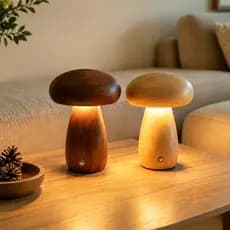 Lampu Meja Cogumelo Luminária De Mesa 3 Cores Abajur  De Mesa Sala Estar Decoração Para Iluminação