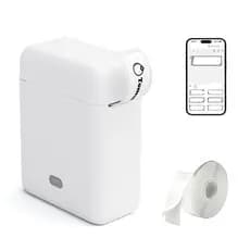 Impressora Portátil De Etiquetas Bluetooth L12-Máquina Térmica De Adesivos Com 1 Rolo Grátis Incluído
