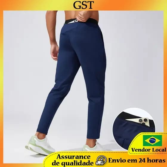 Primavera verão novo estilo calças esportivas masculinas soltas ao ar livre correndo calças de Fitness tamanho grande ma