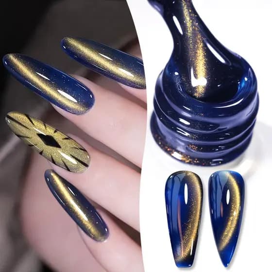 BORN PRETTY 10ml Auroras Glitter Cat Gel Magnético Esmalte Jelly Glass Bead Semi Permanente Soak Off UV LED Verniz Manic