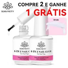 BORN PRETTY 6 Em 1 Função Base De Gel De Unhas Extensão Da Cola Aquarela Top Coat Função UV Semi Permanente Soak Off