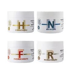 Kit Cronograma Capilar Toda Toda | 4 Máscaras 300g Hidratação, Nutrição, Reconstrução e Fortalecimento