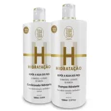 Kit Hidratação Shampoo e Condicionador 1L - Toda Toda Cosmetics