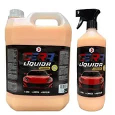 Cera Líquida Carnaúba Estética Automotiva 5l + 1l Borrifador 3 Poderes