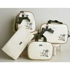 Kit Bolsa Maternidade Luxo Kit 4 Peças Térmicas Impermeável Julia Baby