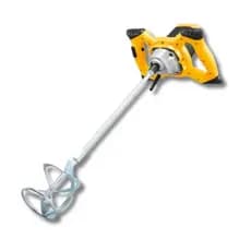Misturador De Argamassa 2500W 127V Amarelo Elétrico Para Massa Tinta Cimento E Reboco