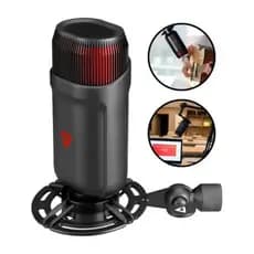 Microfone Thronmax MDrill Zone LED Condensador XLR Profissional