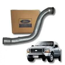 Tubo Dianteiro Escapamento Ford F250 1998 A 2005 Sem Malha Original