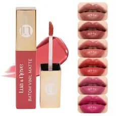Batom Matte Veludo Longa Duração Impermeável Não Transfere 6 Cores Lua&Neve