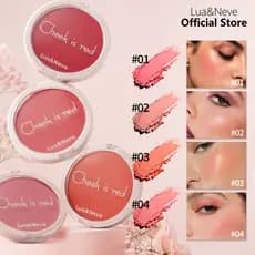 Blush Compacto Lua&Neve 10g｜Efeito Natural｜Leve e Duradouro