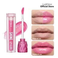 Lip Gloss Hidratante Efeito Espelhado Aroma Frutado Longa Duração