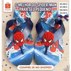 Chinelo Infantil Menino/Menina Personagem Emborrachado Super Confortável Promoção  25 ao 32