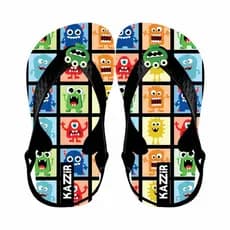 Chinelo Infantil Baby Marca própria Menino confortável macio leve com elástico  bebe 01