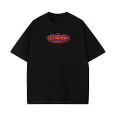 Camiseta Premium Confortável Streetwear BAW  Estampada Tendência Camisa Algodão Globe Unissex