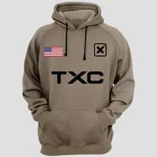 Moletom Canguru Flanelado Premium Algodão Confortável  Texas Modelo Country Tendência Unissex