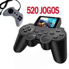 Controle de Vídeo Game Retro com Tela Led e 520 Jogos-S10