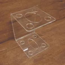 Suporte Para Escova E Pasta De Dentes De Acrílico Cristal