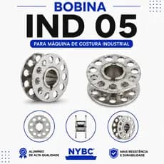 Bobina IND 05 Para Máquina De Costura Industrial Reta