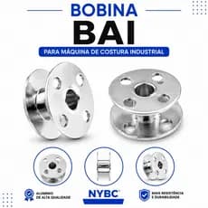 Bobina BAI Para Máquina De Costura Industrial Kit 10 20 unidades
