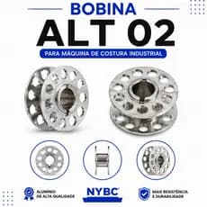 Bobina ALT 02 Para Máquina De Costura Industrial Reta