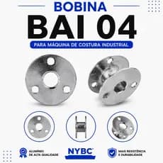Bobina BAI 04 Para Máquina De Costura Industrial Reta