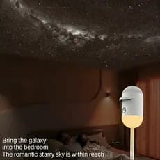 TechVibe Starry Sky Mini Galaxy Light Projetor Para Sala De Estar Quarto Decoração De Casamento Luz Noturna Dormir Alime