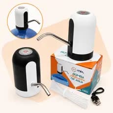 Bomba para Galão de Água Elétrica Automática Recarregável USB Portátil - Praia Camping