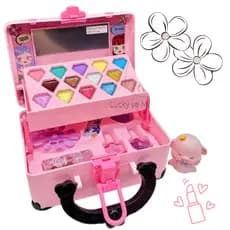 Kit Maleta Maquiagem Infantil Lançamento Fashion Completa Com Maleta