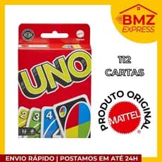 UNO Clássico ORIGINAL Mattel - jogo com 112 cartas - com cartas personalizáveis