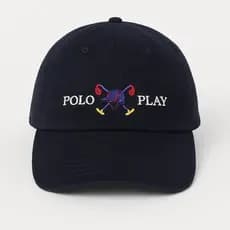 Boné Polo Sport Bordado Letreiro Aba Curvada Ajustável