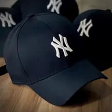 Boné New York Preto Logo Branco Feminino Masculino Alta Qualidade Envio Imediato
