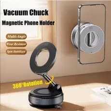 Suporte Magnético para Celular, Vários Modelos Disponíveis, Fixação Dupla 360° Giratório