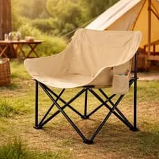 Kit 2 Cadeira de Camping Dobrável com Bolsa, Perfeita para Pescaria, Praia, Piqueniques e Atividades ao Ar Livre