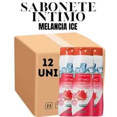 Kit 12  Unidades Sabonete Feminino Apinil 200ml Melancia Ice (Campanha)