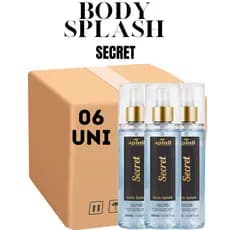 Kit 06 Unidades Body Splash Secret Apinil 200ML (Campanha)