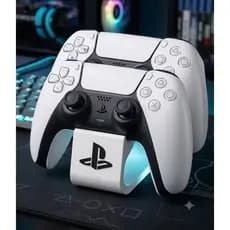 Suporte Duplo para Controle PS5 | Base Organizador para 2 Controles | Suporte para controle  |  Base para controle