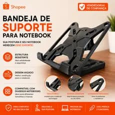Suporte Para Notebook | Bandeja Braço Articulado | Bandeja Notebook | Notebook Braço Articulado Mesa