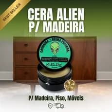 Cera Alien - Ind. Restauradora P/ Madeira, Piso, Móveis Carnaúba