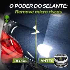 Cera Alien - Selante Sintético Automotivo (SiO2 + Teflon) Acabamento Vitrificado, Hidrorrepelência p/ pintura automotiva